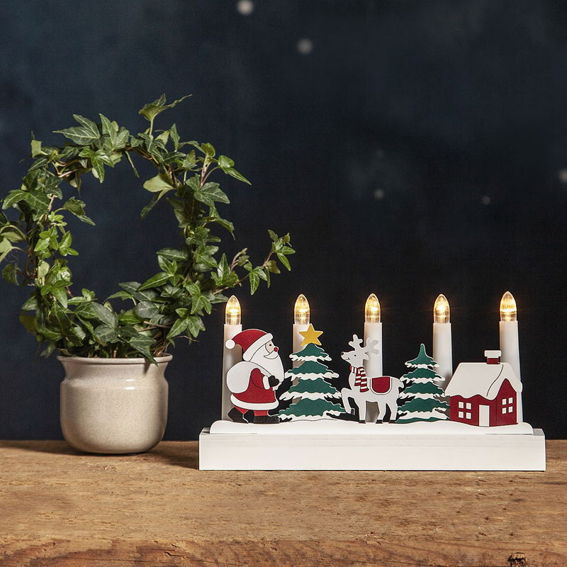Ljusstake Billy Tomte Ljusstake Billy Tomte Batteri | Star Trading | Lampgrossen