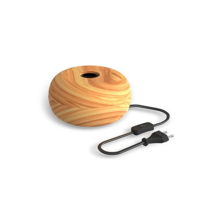 Lampfot Rund E27 17cm Trä