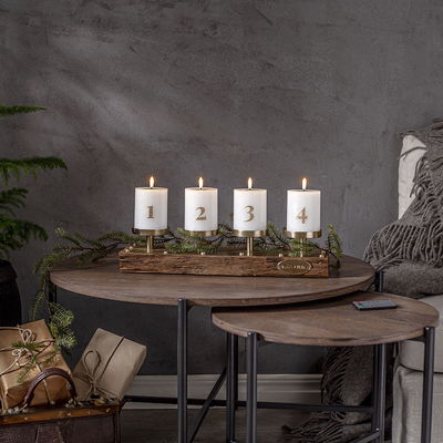 Blockljus Flamme Advent