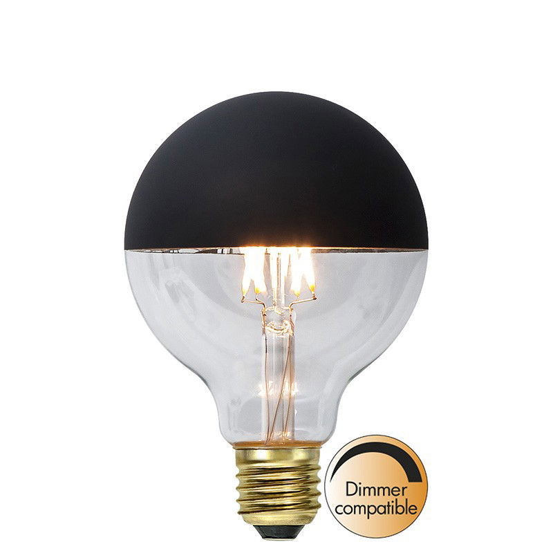 Dimbar Globlampa Ø95 Filament Toppförseglad LED 2,8W 250lm E27 Dimbar Globlampa Ø95 Filament Toppförseglad LED 2,8W 250lm E27