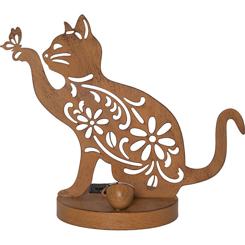 Solcellsdekoration Oxicat Katt