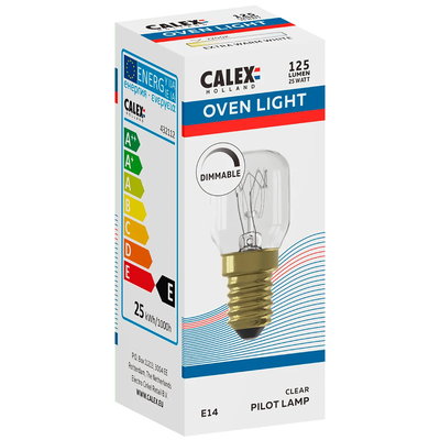Calex Ugnslampa 25W E14 Päron 300°