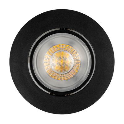 Downlight LED FIZU Vinklingsbar 4,8W 3000K Svart