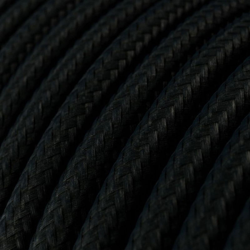 Textilkabel Rayon Svart 2x1.00 mm² IP65 Textilkabel Rayon Svart 2x1.00 mm² IP65 | Creative Cables