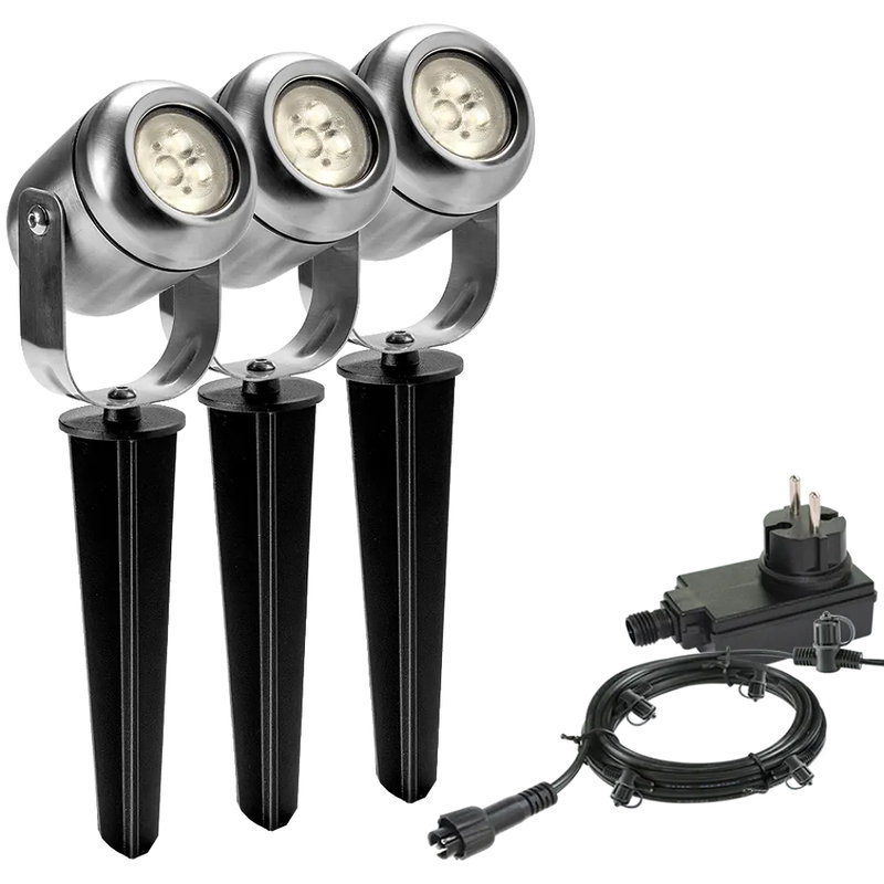 Spotlight Jard 1,8W 165lm IP44 3-pack