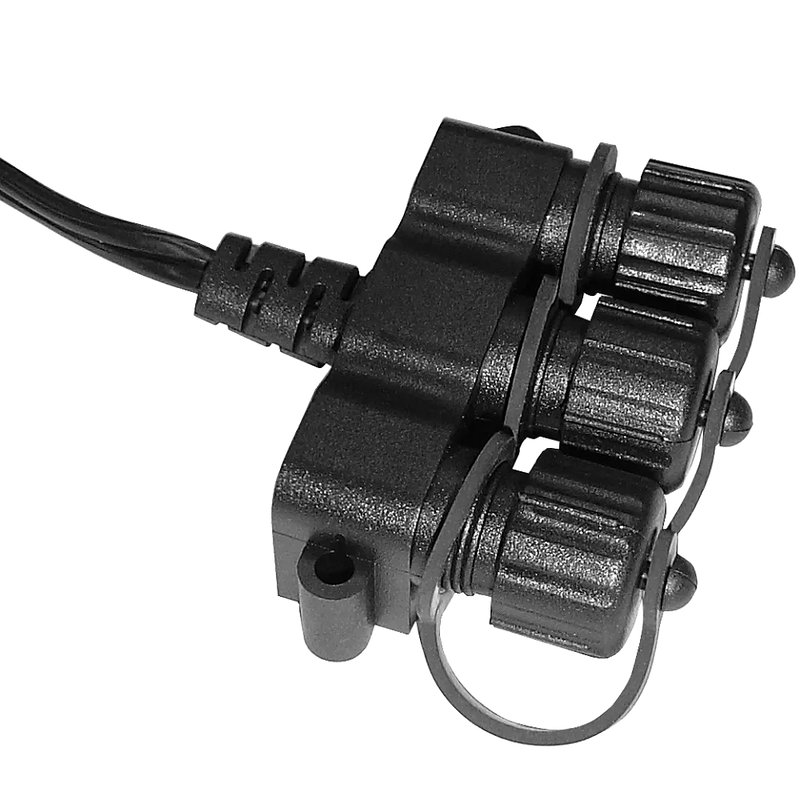 Grenkoppling 3-uttag IP44