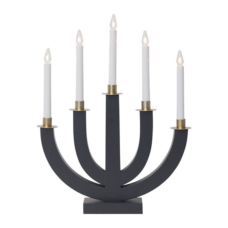 Ljusstake Eli Grå Ljusstake Eli Grå