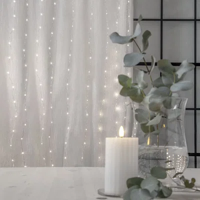 Ljusgardin Dew Drop 1x1m Varmvit