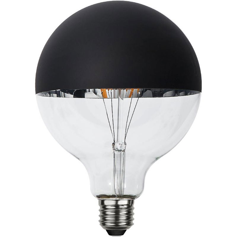 Globlampa Ø125 LED Toppförspeglad Svart 250lm E27 2600K Dim 352-54-8_FL_002