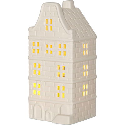 Inomhusdekoration Vinter Vitt Hus 3st