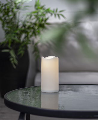 Blockljus Paul Vit 15cm