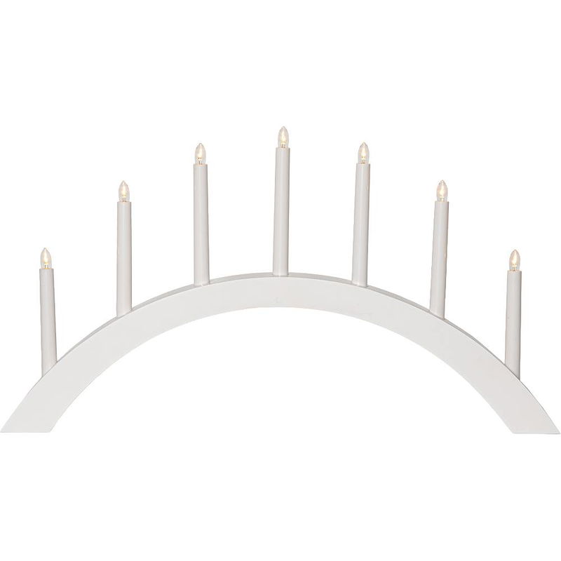 Ljusstake Acca Båge Vit LED