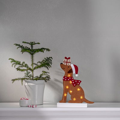 Juldekoration Dogge 33cm