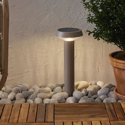 Solcellspollare Casa Beige 45cm