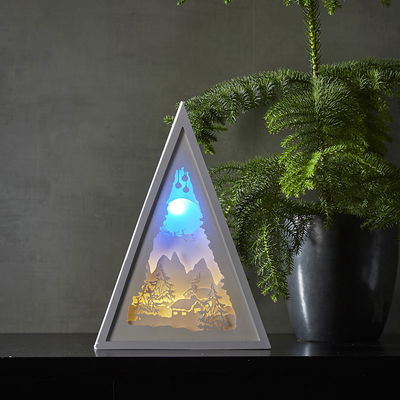 Dekoration Scenery Vinterlandskap