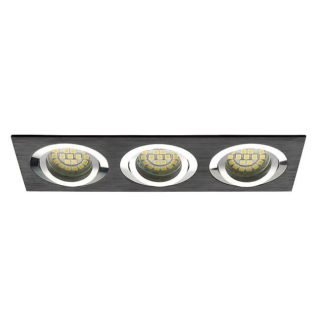 Downlight Seidy 3x Svart