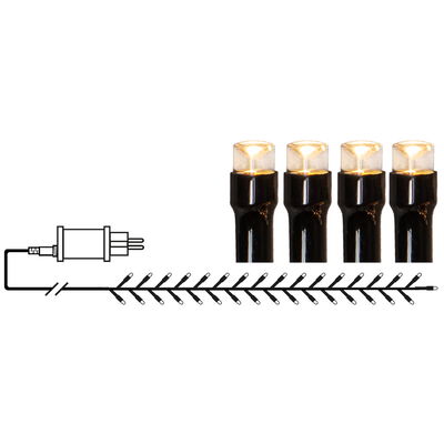 Shiny Warm White Ljusslinga 24m 2cm mellan lamporna