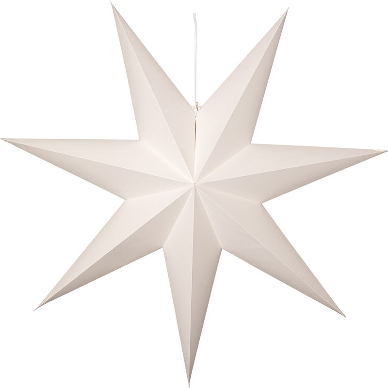 Julstjärna Plain Vit 90cm