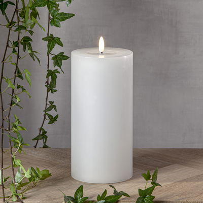 Blockljus Flamme Flow BIG Vit 22,5cm Blockljus Flamme Flow BIG Vit 22,5cm