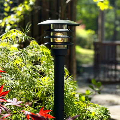 Pollare Saturnus 90cm mörkgrå 3W 250lm från LightsOn Garden Plug & Play