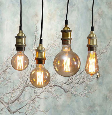 Globlampa Ø80 LED Vintage Gold 240lm E27 1800K Dim