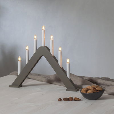 Ljusstake Buzz Vit 43cm