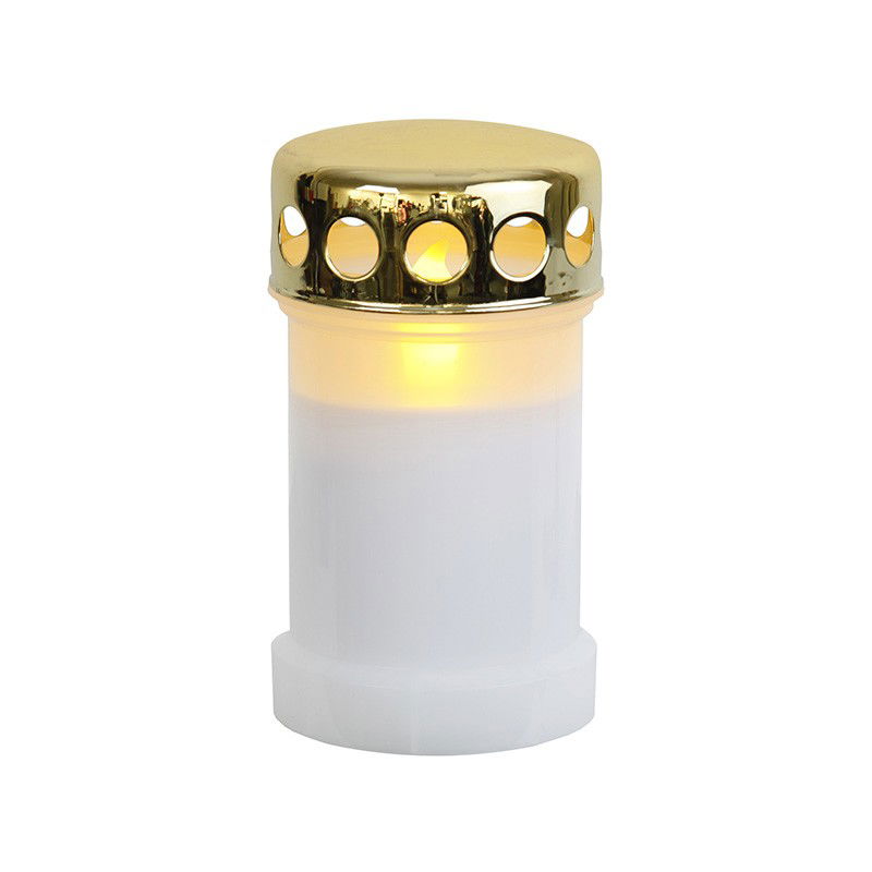 Minnesljus Serene Vit/Guld 13,5cm Minnesljus Serene Vit/Guld 13,5cm
