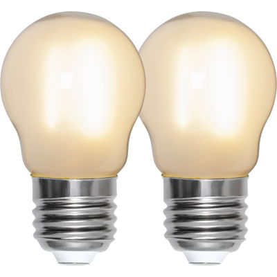 Klotlampa LED Matt 1,4W 150lm E27 2700K 2-pack