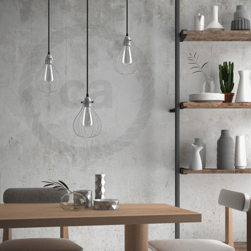 Lampskärm Bur Drop Vit Lampskärm Bur Drop Vit | Creative Cables