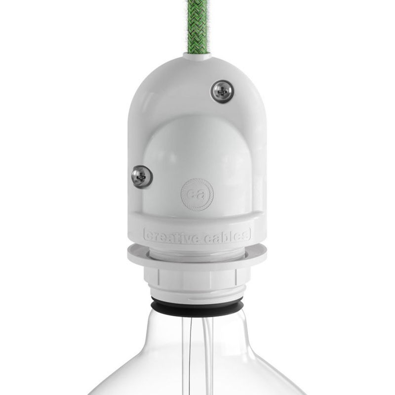 Lamphållare EIVA E27 IP65 Vit | Creative Cables | Lampgrossen.se