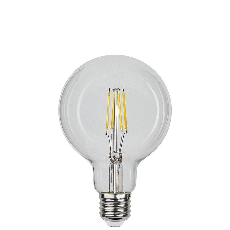 Kallvit Dimbar Globlampa Ø95 Filament LED 4,2W 470lm E27 Kallvit Dimbar Globlampa Ø95 Filament LED 4,2W 470lm E27