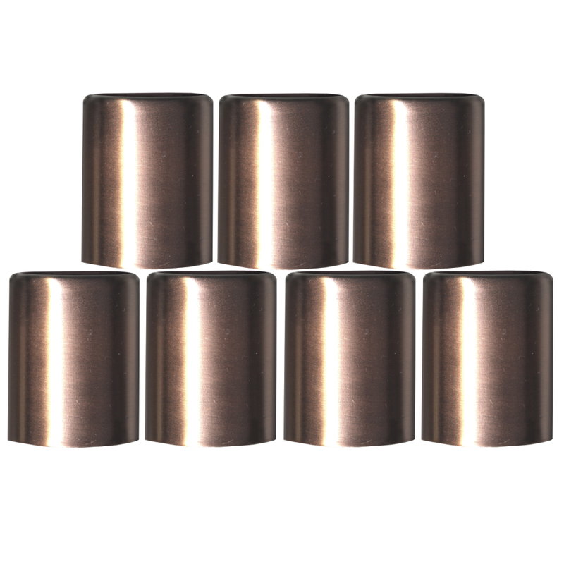 Ljusmanschett koppar 7-Pack