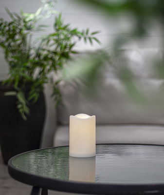 Blockljus Paul Vit 11,5cm