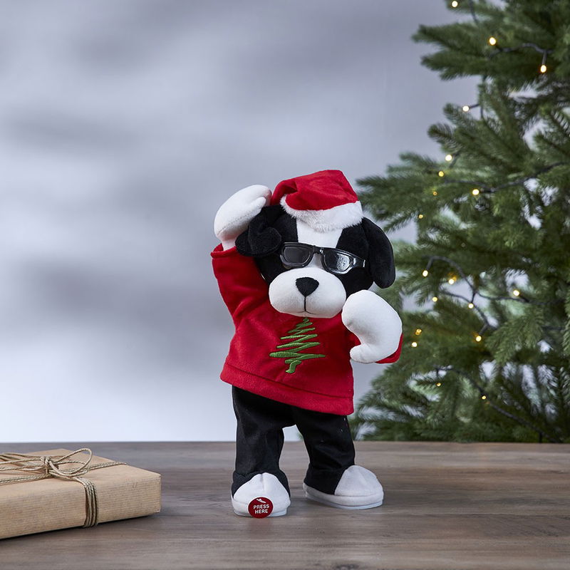 Juldekoration Merry Pal Hund Melodi/Rörelse Juldekoration Merry Pal Hund Melodi/Rörelse | Star Trading