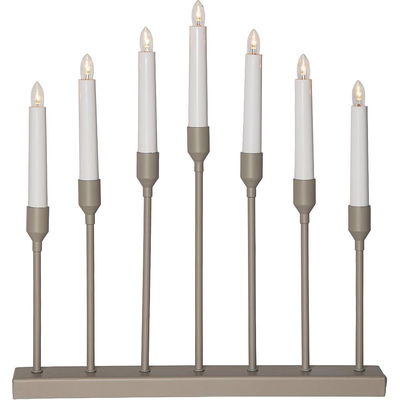 Adventsljusstake Aztra Beige LED