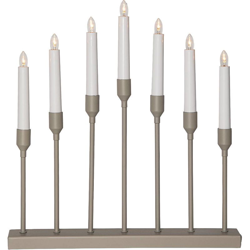 Adventsljusstake Aztra Beige LED