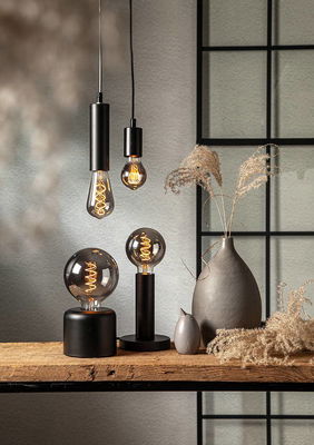 Antiklampa LED Spiral Smoke 45lm E27 2100K Dim