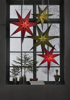 Julstjärna Holly Röd 60cm