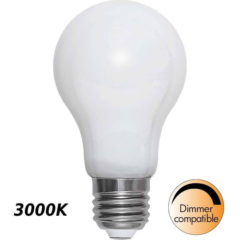 Dimbar Normallampa Filament Opal LED 5,0W 470lm E27 Dimbar Normallampa Filament Opal LED 5,0W 470lm E27