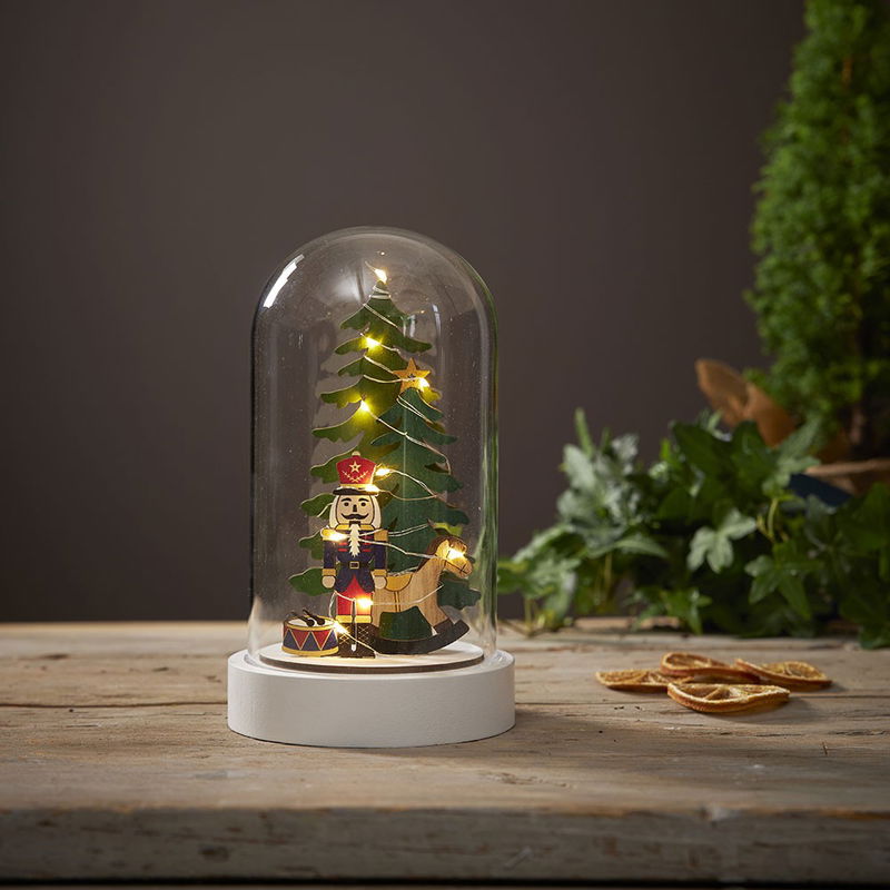 Juldekoration Nutcracker Glaskupol Juldekoration Nutcracker Glaskupol