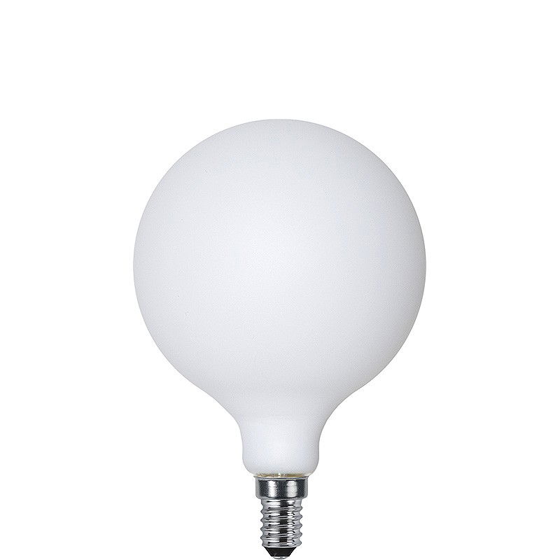 Dimbar Globlampa Ø95 LED 1,5W 120lm E14 Opal Dimbar Globlampa Ø95 LED 1,5W 120lm E14 Opal