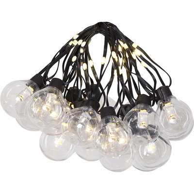 Ljusslinga Bolla Klar med ljuspunkter på kabeln