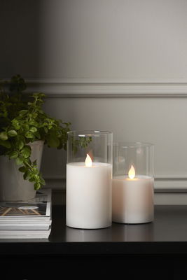 Blockljus M-Twinkle Glas 12,5cm