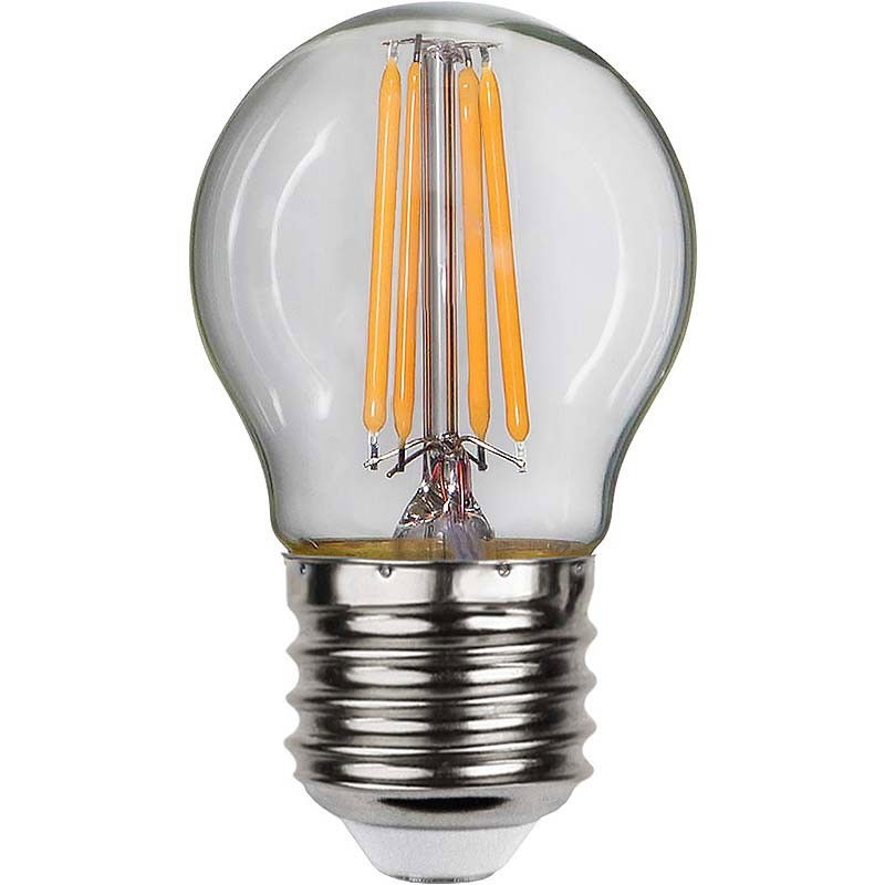 Klotlampa LED 4,2W 470lm E27 3000K Filament 3-stegs dimming Klotlampa LED 4,2W 470lm E27 3000K Filament 3-stegs dimming