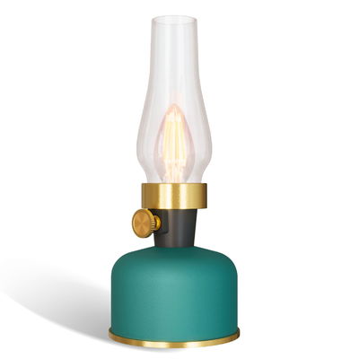 Uppladdningsbar LED Oljelampa IP54 Grön