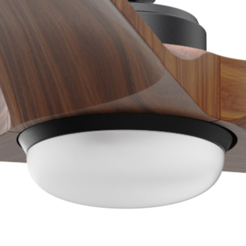 Lampa 10W 2700/3000/4000K Svart dimbar till Takfläkt HEYWOOD