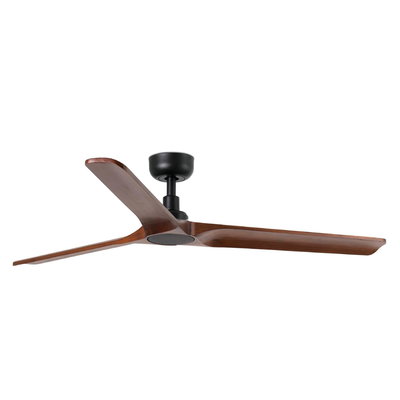 Takfläkt HEYWOOD Ø132cm Valnöt/Svart L