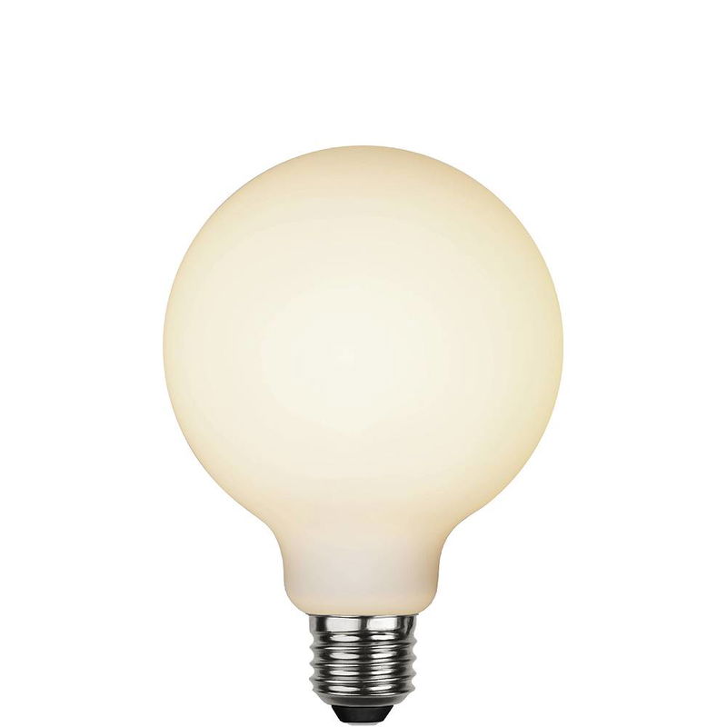 Globlampa Ø95 LED 400lm E27 Filament Opal 2600K Dim Globlampa Ø95 LED 400lm E27 Filament Opal 2600K Dim