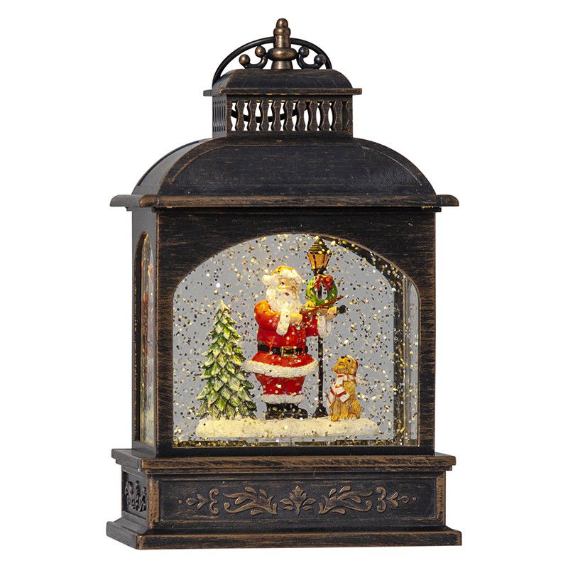 Juldekoration Vinter Tomte Lykta