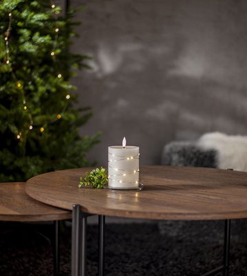 Blockljus Flamme Dew 12,5cm